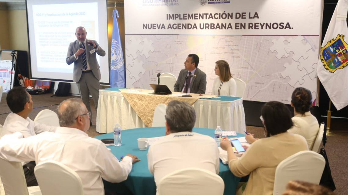 Planifica Reynosa desarrollo sostenible con ONU-Hábitat