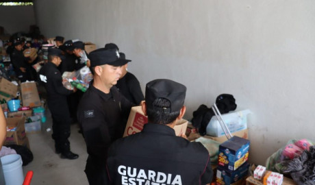 Aporta SSPT más de 10 toneladas de alimentos para familias afectadas por inundaciones en Tamaulipas y Veracruz