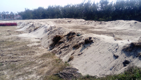 Profepa supervisa extracción de arena en playa