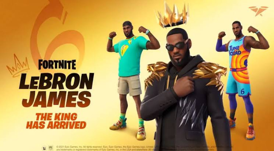 Epic Games presenta la llegada de LeBron James a Fortnite
