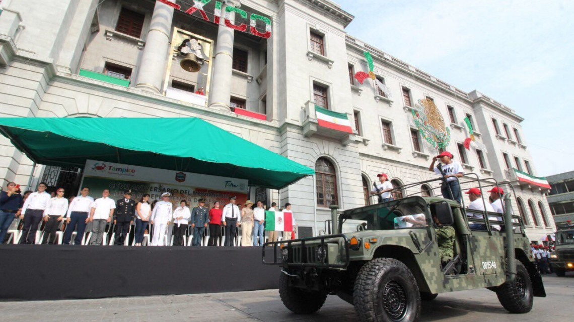Un éxito el desfile por la Independencia de México en Tampico