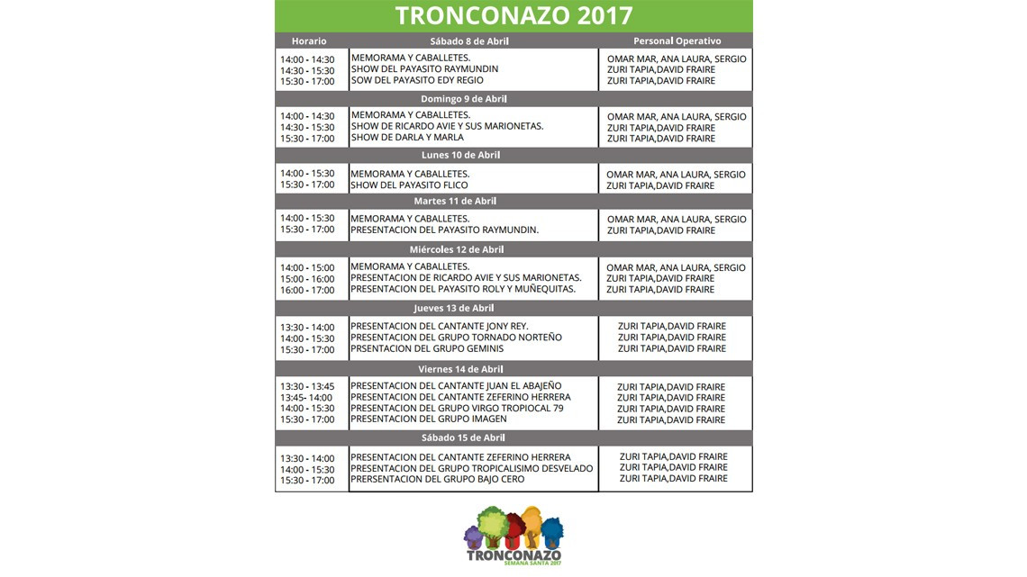 Dan a conocer programas del San Marcazo, Tronconazo y del Albercazo