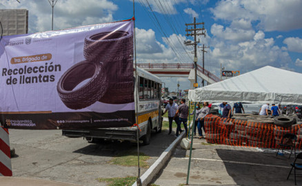 Reactivarán campaña de recolección de llantas usadas