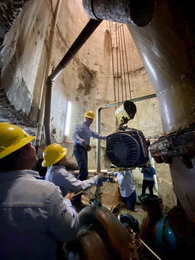 Da mantenimiento Comapa a equipos sin afectar el suministro en la ciudad