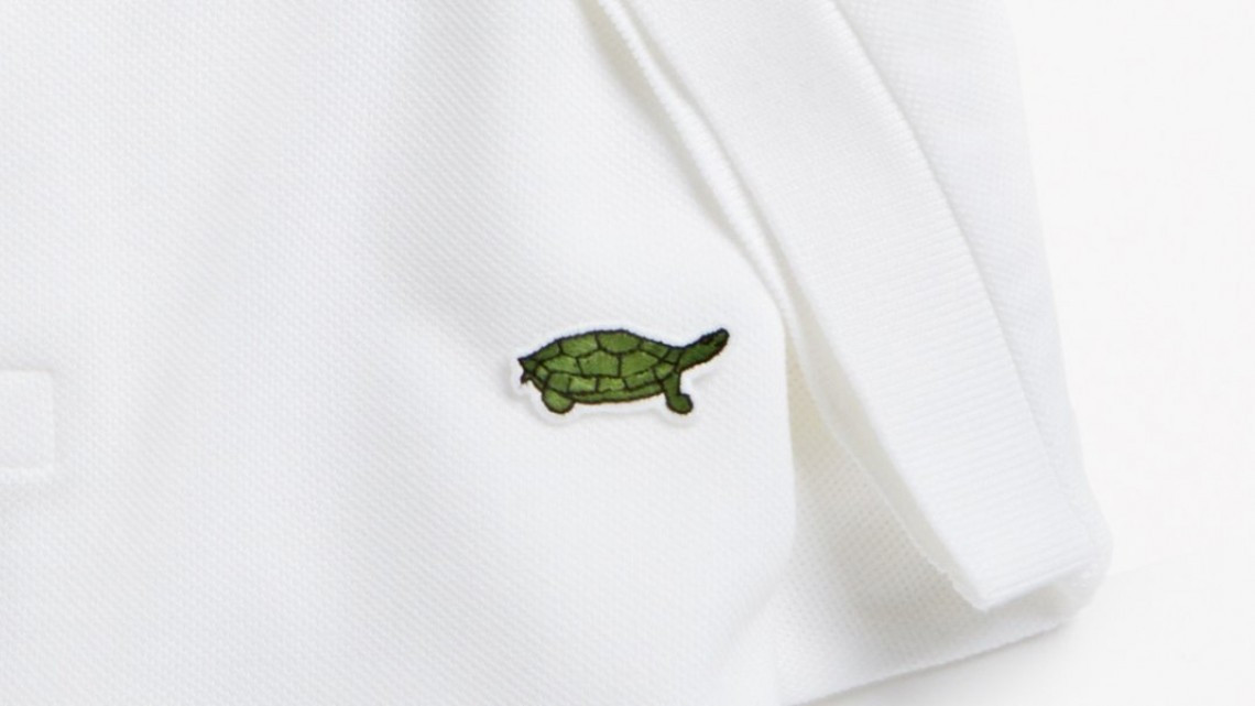 Lacoste cambia su logo por buena causa