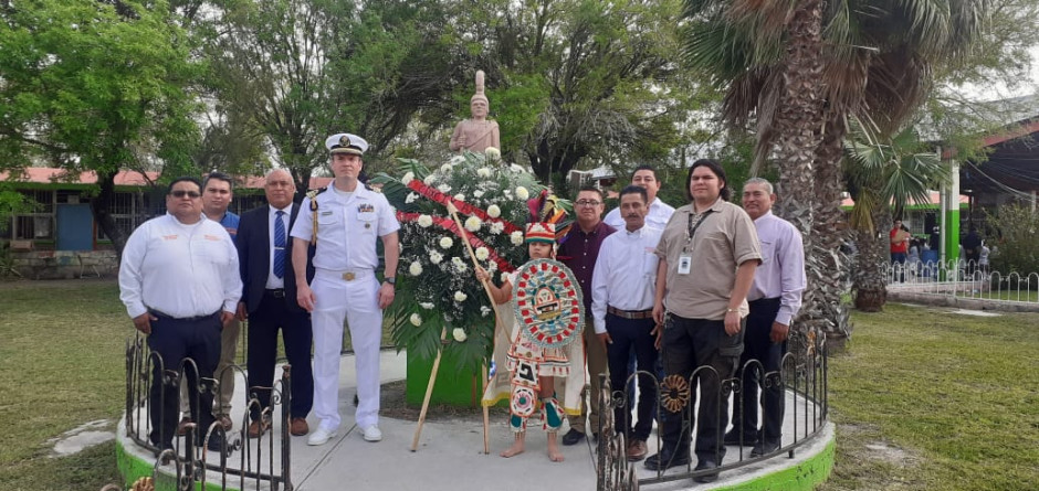Conmemoran 499 aniversario luctuoso de Cuauhtémoc, último Emperador Azteca 