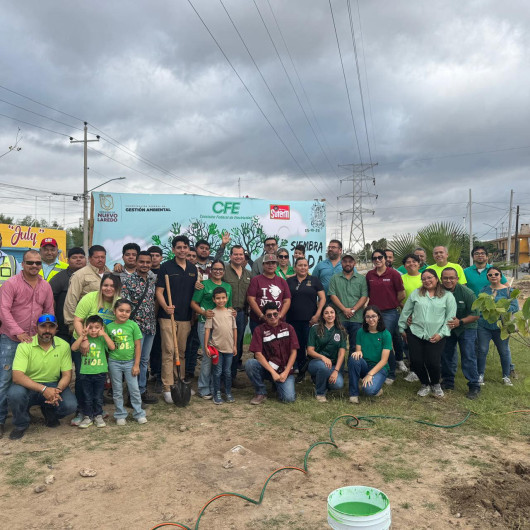 Realiza Gobierno Municipal jornada de reforestación en el Boulevard Las Torres