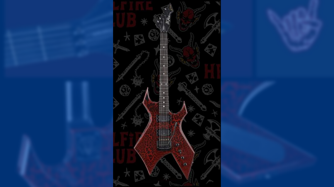 BC Rich y Netflix lanzan guitarra especial muy al estilo de Eddie Munson
