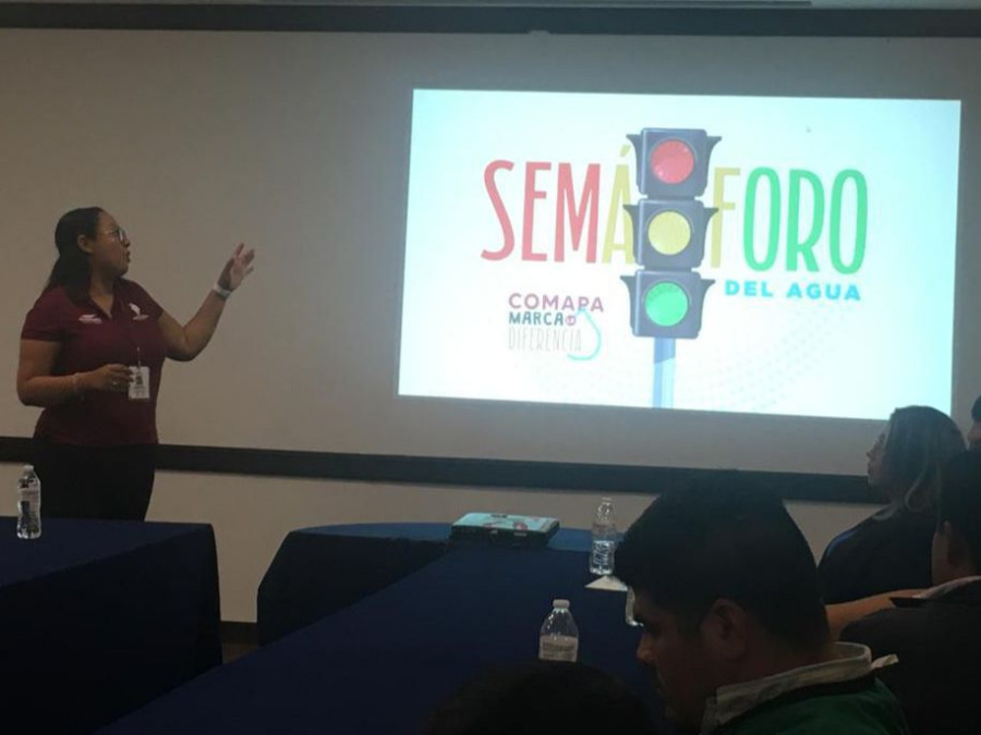 Continua Comapa llevando mensaje de cultura del agua en las industrias maquiladoras 