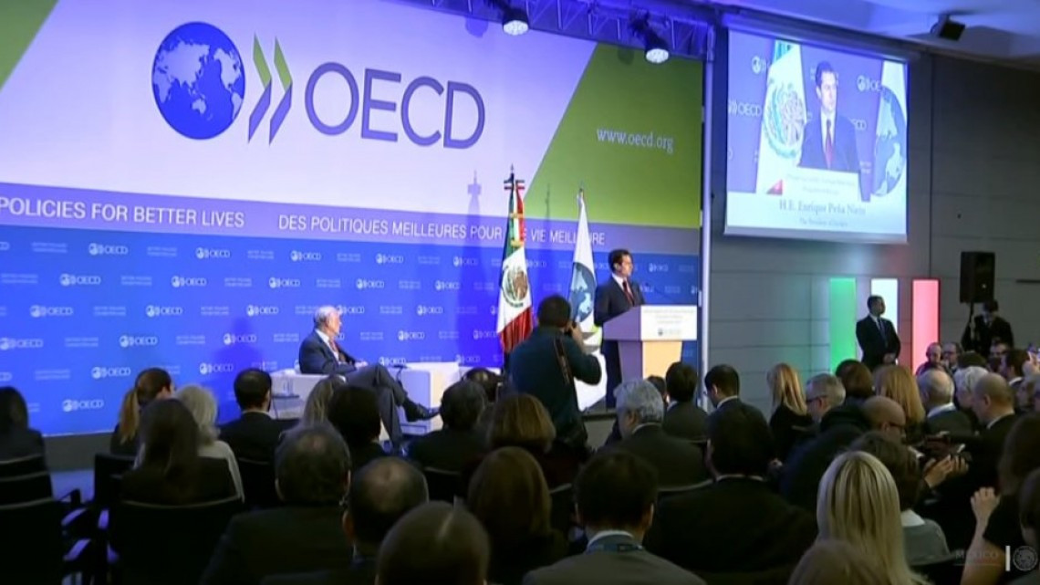 EPN preside conferencia en la OCDE