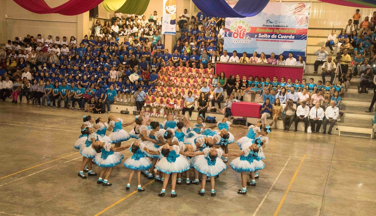 Más de 3 mil participantes en 1a exhibición de Rondas Infantiles 