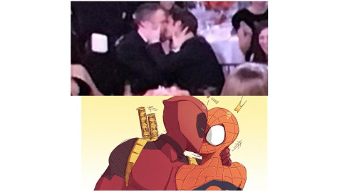 El beso más famoso de los Globos de Oro