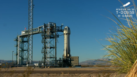 Realiza con éxito Blue Origin  su cuarto vuelo espacial