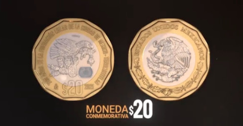 Moneda de 20 pesos es considerada la mejor del mundo