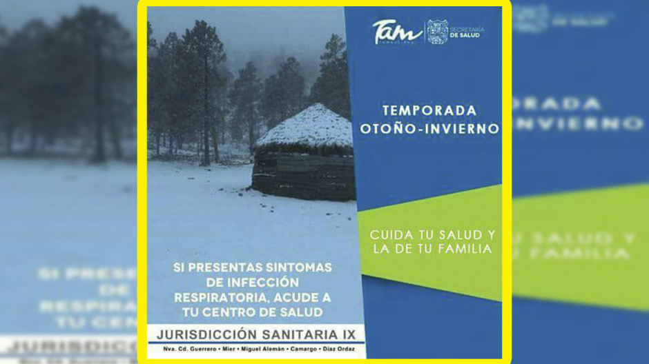 Emite Jurisdicción Sanitaria recomendaciones para esta temporada otoño-invierno