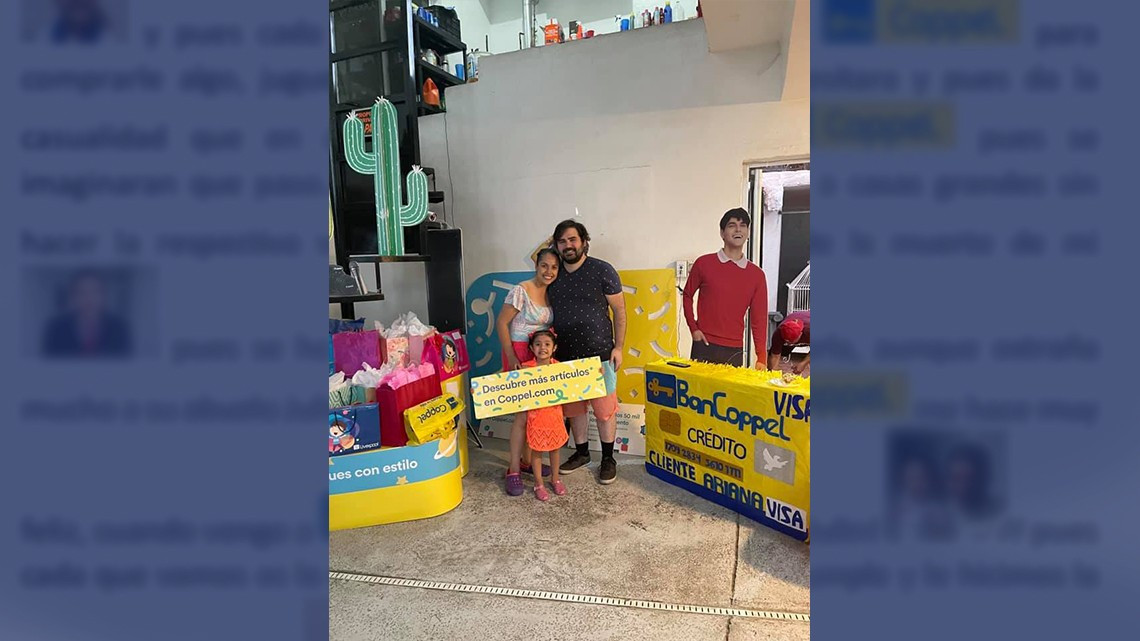 Niña de Ciudad Juárez pide fiesta con temática de Coppel