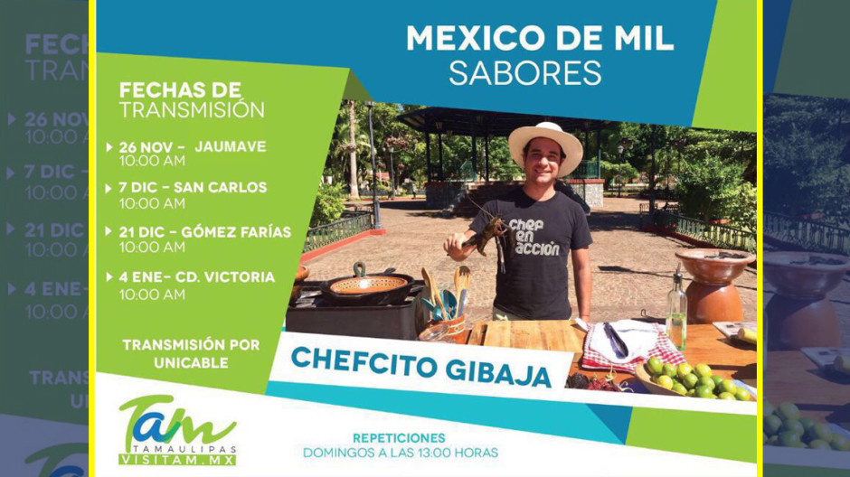Invitan a ver el popular programa “México de mil sabores”