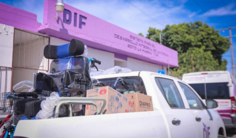 Entrega DIF Tamaulipas apoyos funcionales a través de la Ruta de la Esperanza en 26 municipios