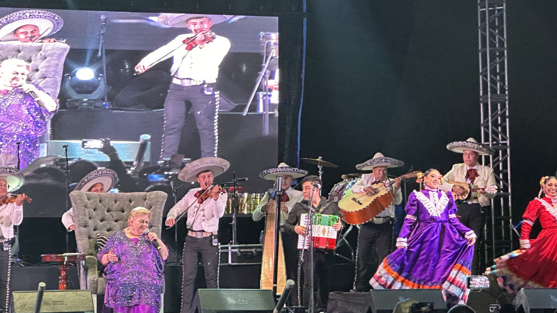 Se presenta con gran éxito Paquita la del Barrio en Reynosa