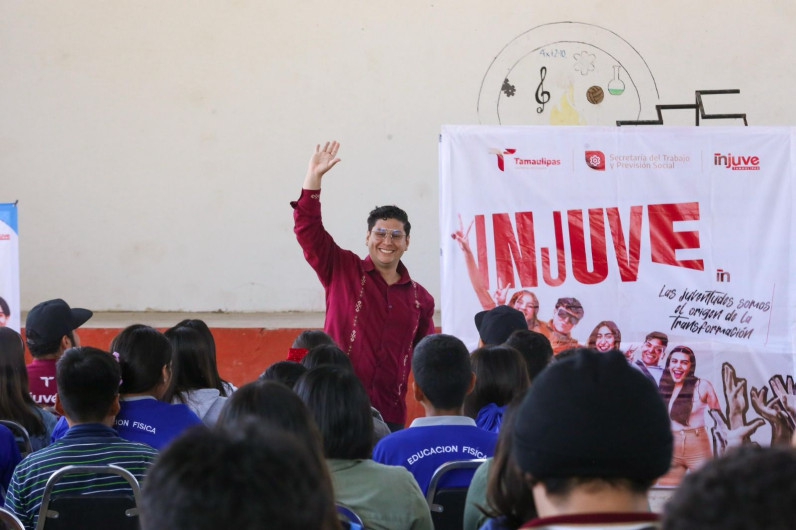 Lleva Injuve Tamaulipas campaña 'Piénsalo Dos Veces' al municipio de Villa de Casas