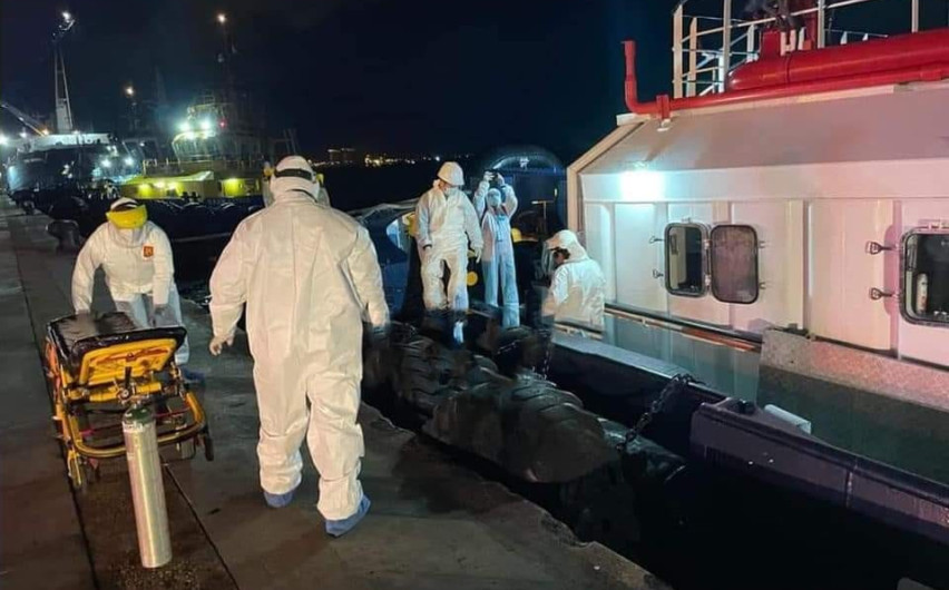 En cuarentena barco de Panamá tras su llegada al puerto de Altamira por casos de covid-19
