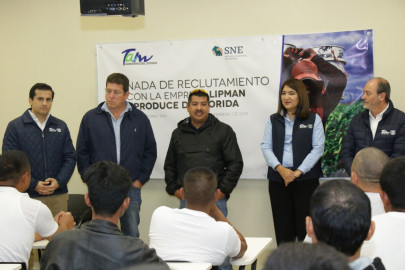 Realizan jornada de reclutamiento, para jornaleros que buscan trabajo en EUA