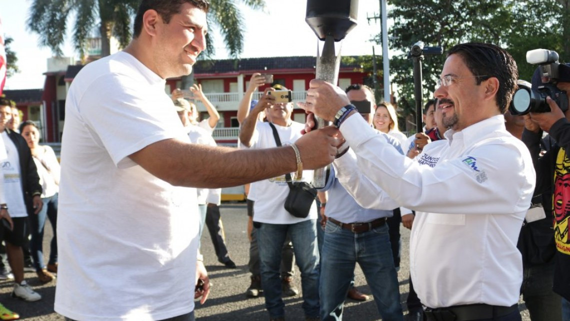 Recibe ciudad Madero antorcha Guadalupana 