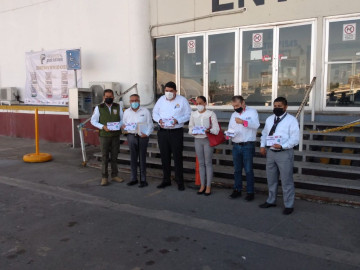 INE, IETAM y el INM trabajan en la promoción del voto de mexicanos residentes en el extranjero en Nuevo Laredo