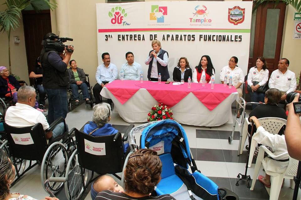 Realiza DIF Tampico Tercera Entrega de Aparatos Funcionales