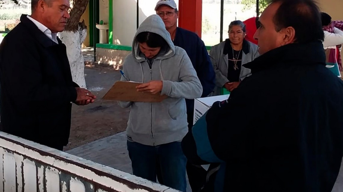 DIF Río Bravo hace entrega de 138 Despensas a familias del Area Rural.