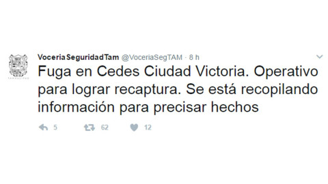 Se fugan 29 reos del Penal de Cd. Victoria, recapturan a 12