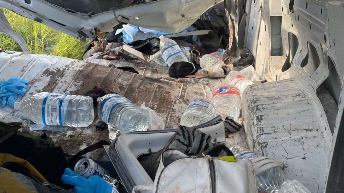 Choque de camioneta con migrantes en Texas deja 11 muertos