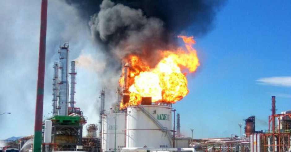 Sin fecha para reanudar operaciones en refinería de Salina Cruz