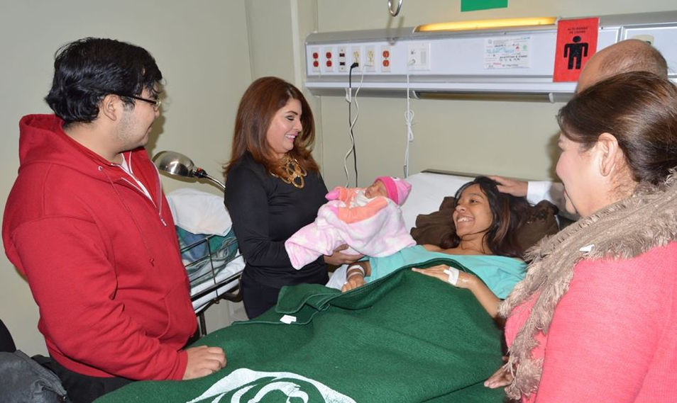 Melody, primer bebé nacida en Miguel Alemán 