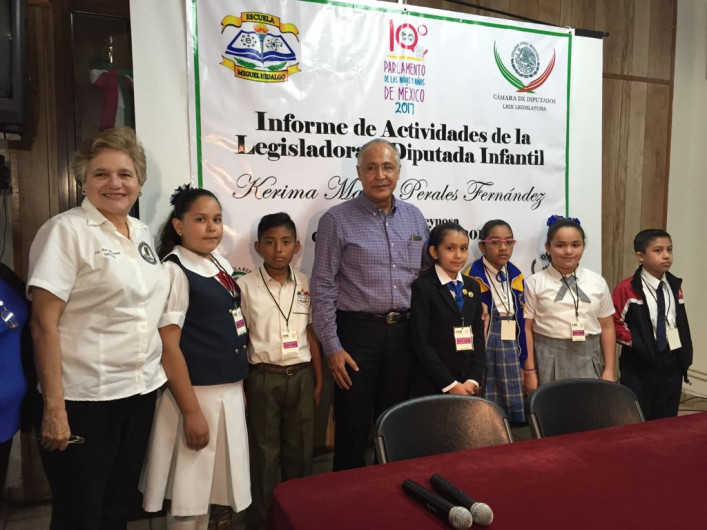 Parlamento infantil muestra evolución de problemáticas sociales