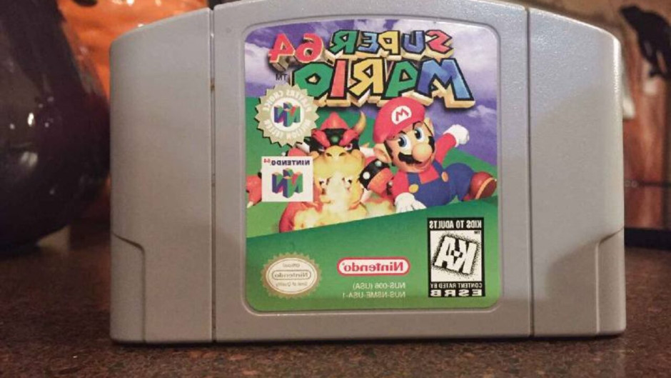 Subastan en 1.56 mdd  videojuego Super Mario 64 de 1996
