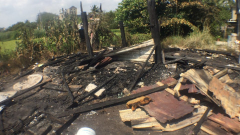 Perdió todo por incendio y pide ayuda a la población