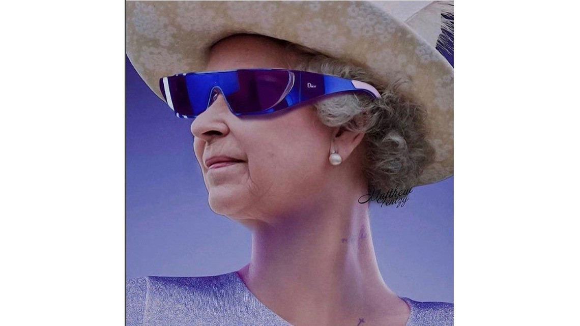 Rihanna ridiculiza a la reina de Inglaterra