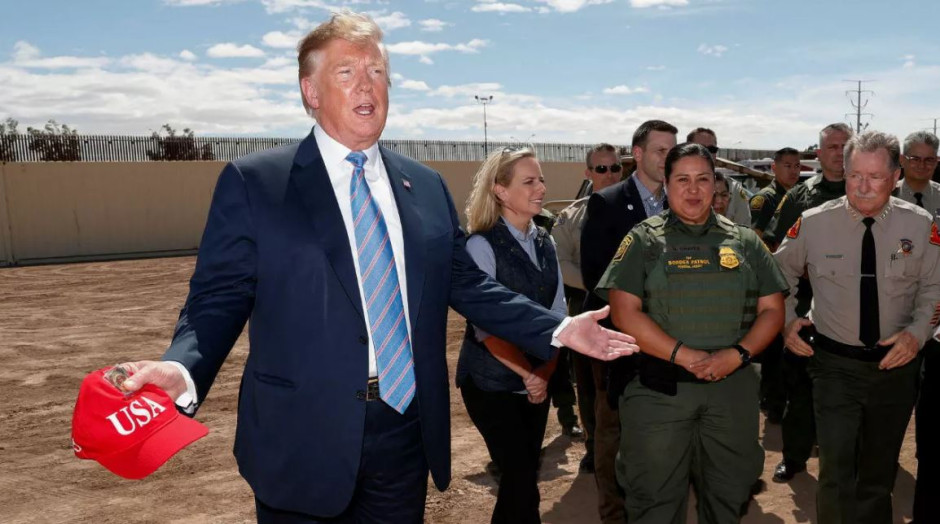 Visita hoy Donald Trump la frontera de EU con México 