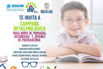 DIF Reynosa invita a “Campaña oftalmológica”
