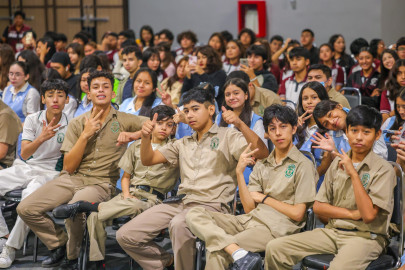 Inspiró conferencia presentada por el Alcalde Carlos Peña Ortiz a 3 Mil estudiantes
