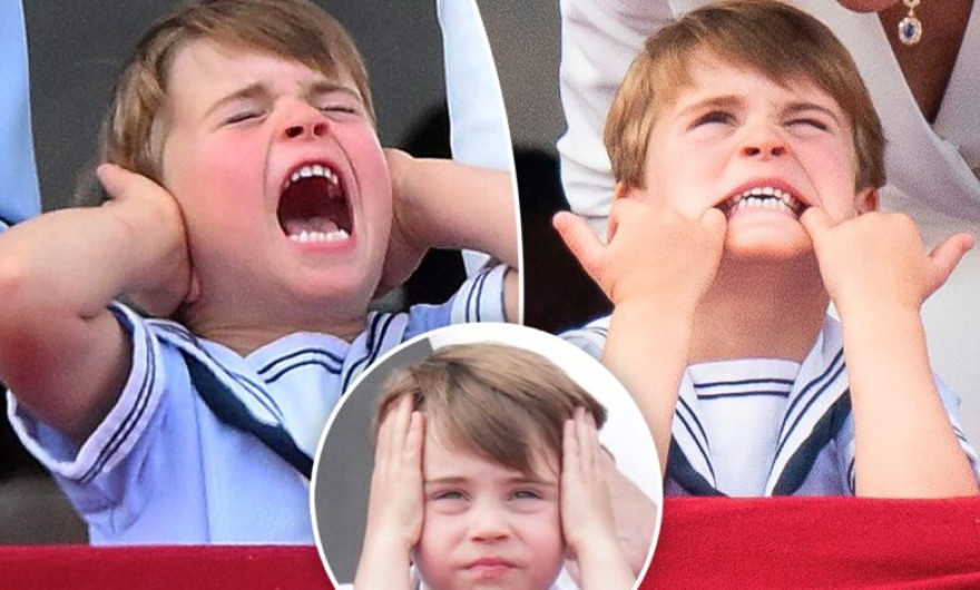 Príncipe Louis se desespera en el jubileo de la reina Isabel 