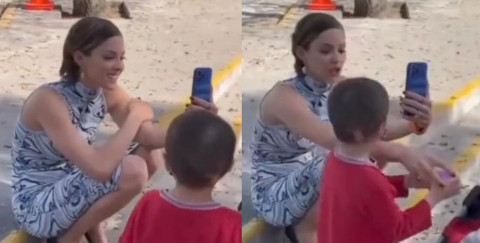 Calla Mariana Rodríguez a un niño durante videollamada y la tunden en redes