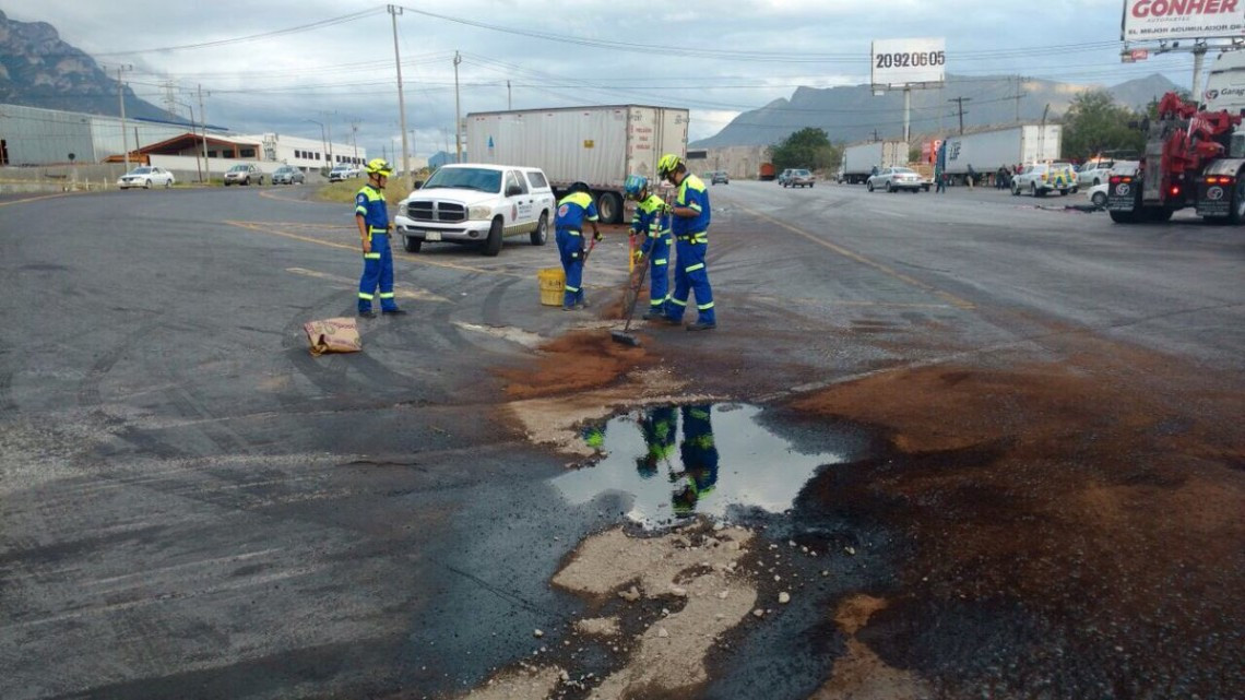 Registran choque en Nuevo León