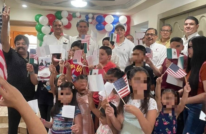 Entregan en Nuevo Laredo 150 actas de doble nacionalidad a niñas, niños y adolescentes