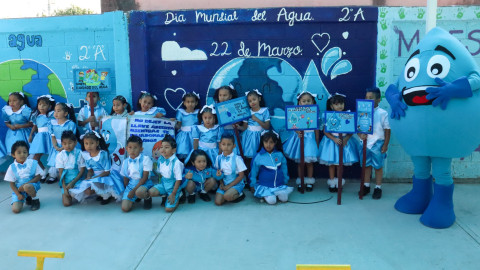 Fomentan COMAPA y Jardín de Niños Elizabeth Galván de Lozano el cuidado del agua