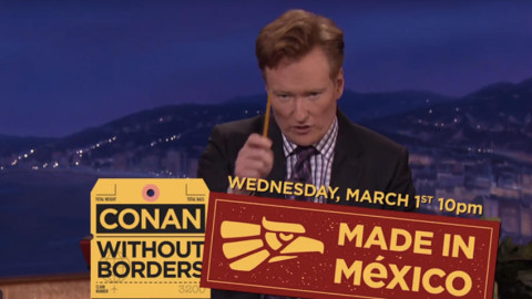 Diego Luna y Vicente Fox, los invitados de Conan O'Brien en México