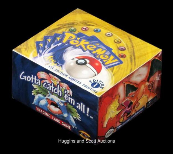 Venden caja intacta de cartas Pokémon por 56.000 dólares