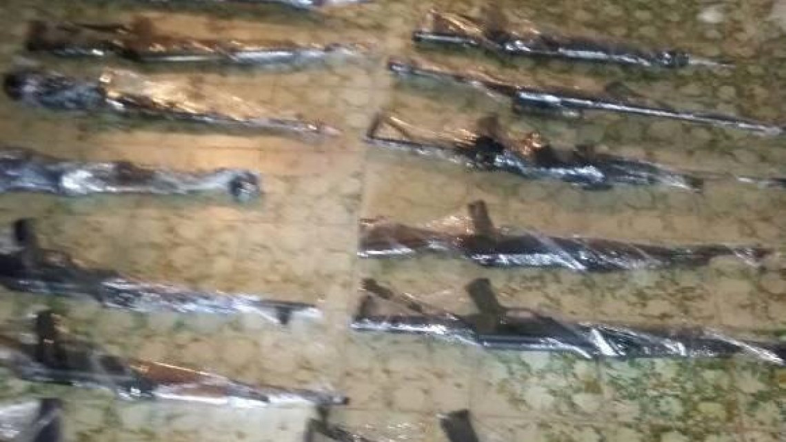 Asegura SSP vehículos y armamento