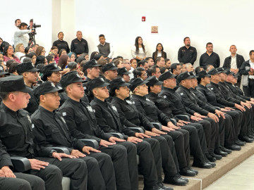 Gobierno del doctor Américo Villarreal ha entregado a la sociedad 21 grupos de nuevos policías estatales: titular de SSPT